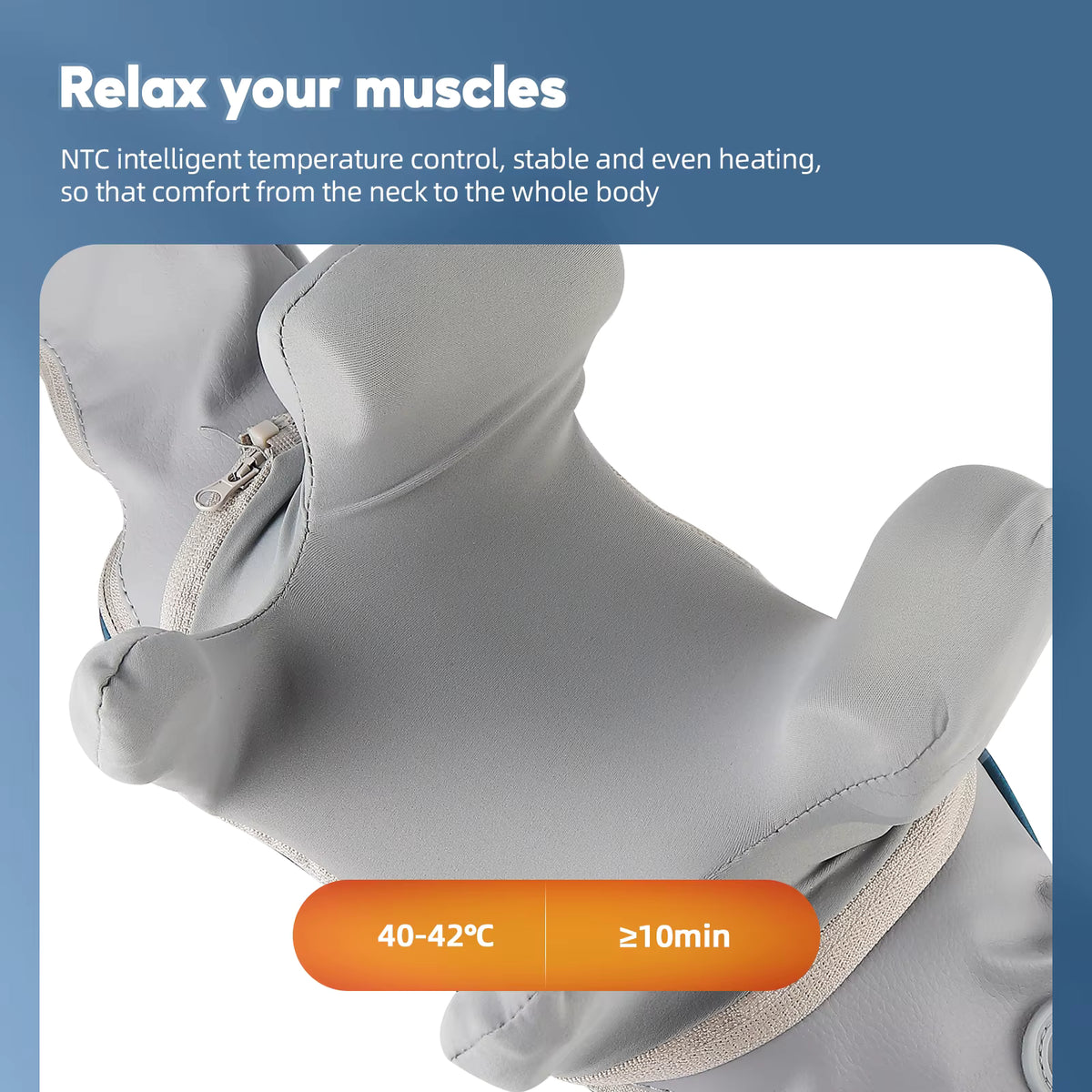20W Wireless Trapezius Neck & Shoulder Kneading Massager