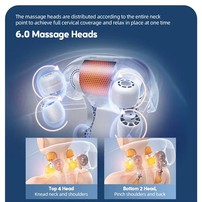 20W Wireless Trapezius Neck & Shoulder Kneading Massager